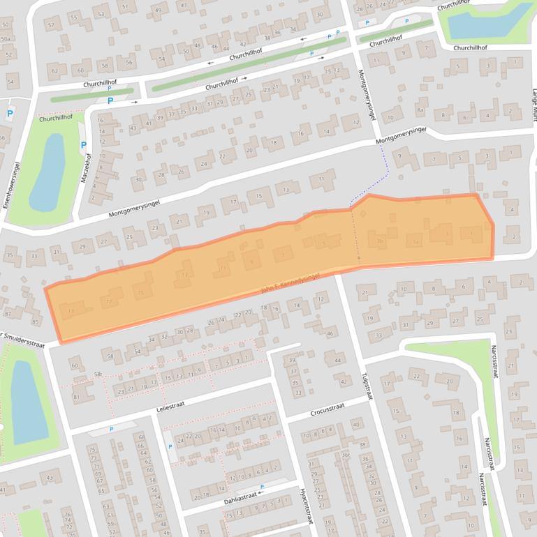 Kaart van postcodegebied 4587AL.