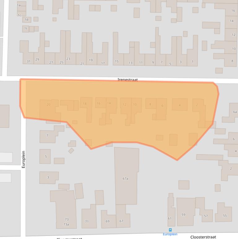 Kaart van postcodegebied 4587BG.