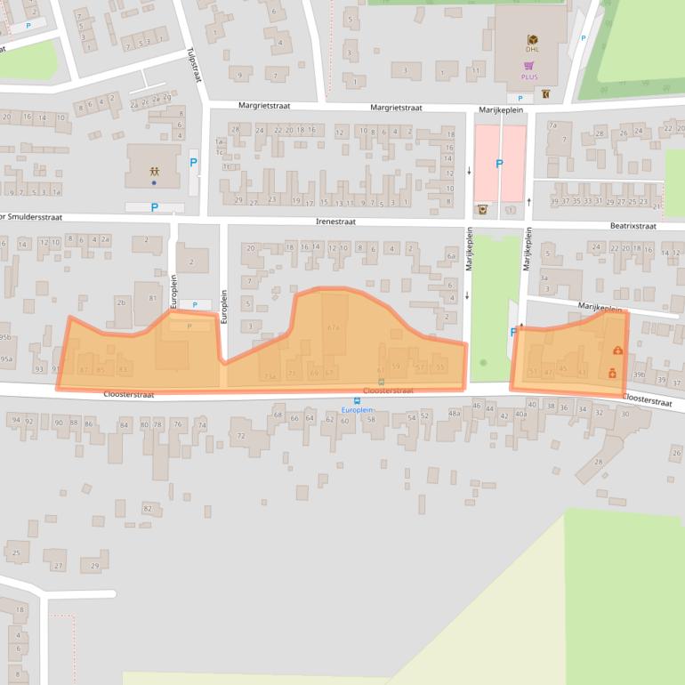 Kaart van postcodegebied 4587CB.