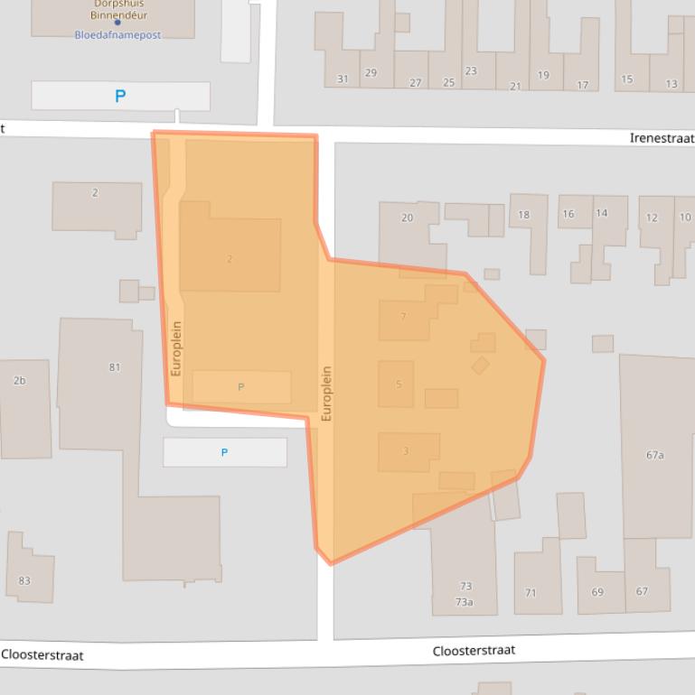 Kaart van postcodegebied 4587CH.