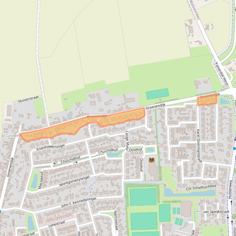 Kaart van postcodegebied 4587CT.