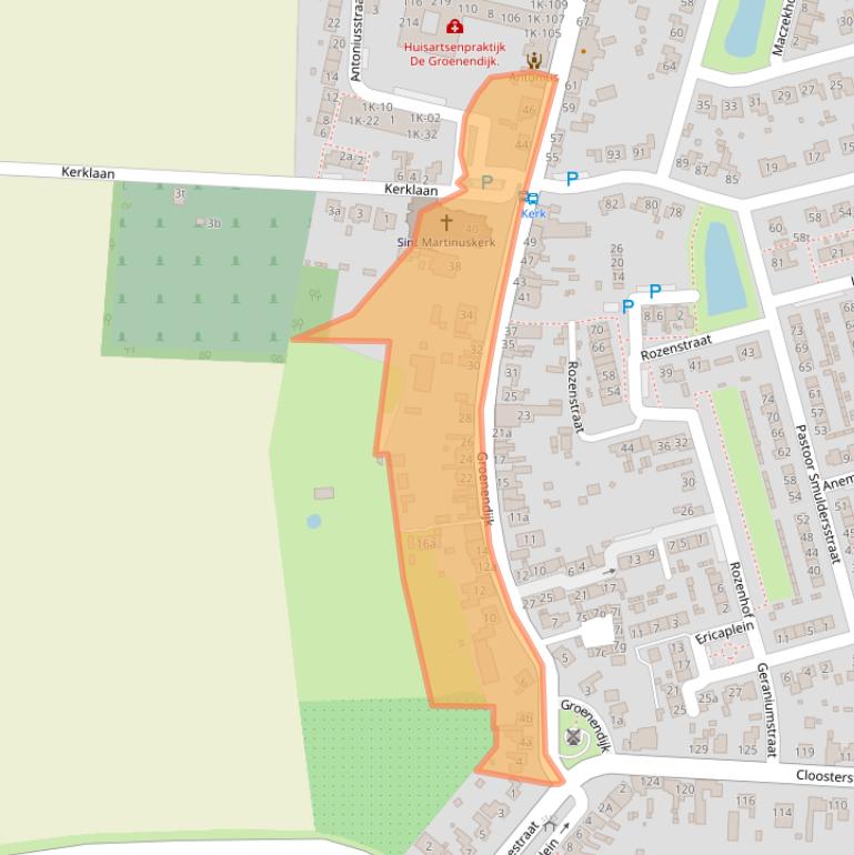 Kaart van postcodegebied 4587CV.