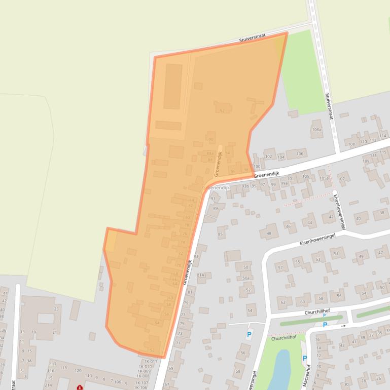 Kaart van postcodegebied 4587CX.