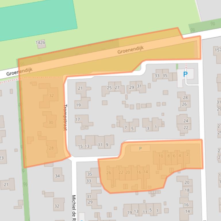 Kaart van postcodegebied 4587EN.