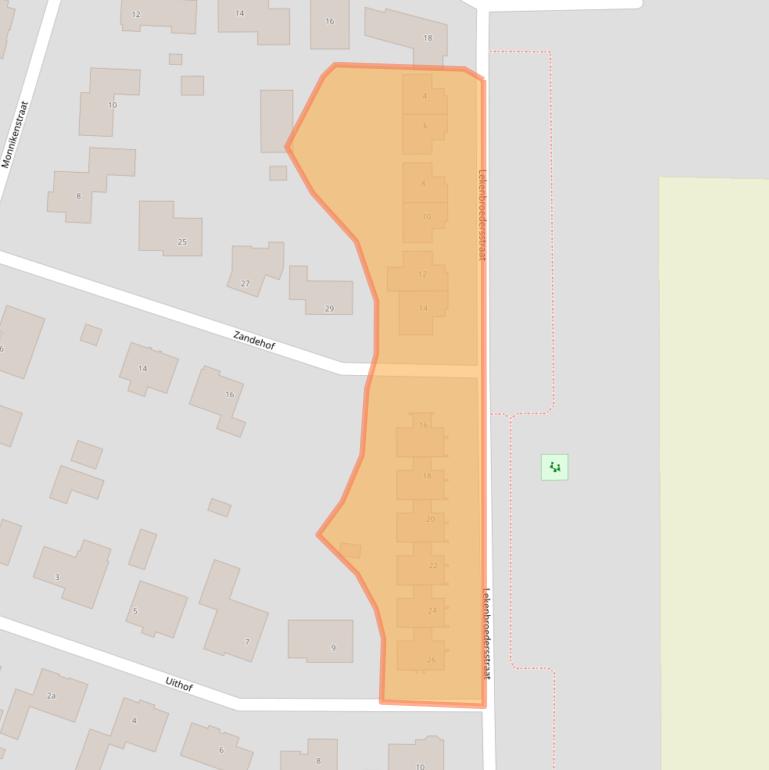 Kaart van postcodegebied 4587GD.