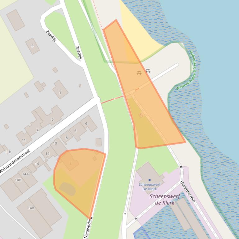 Kaart van postcodegebied 4588KP.