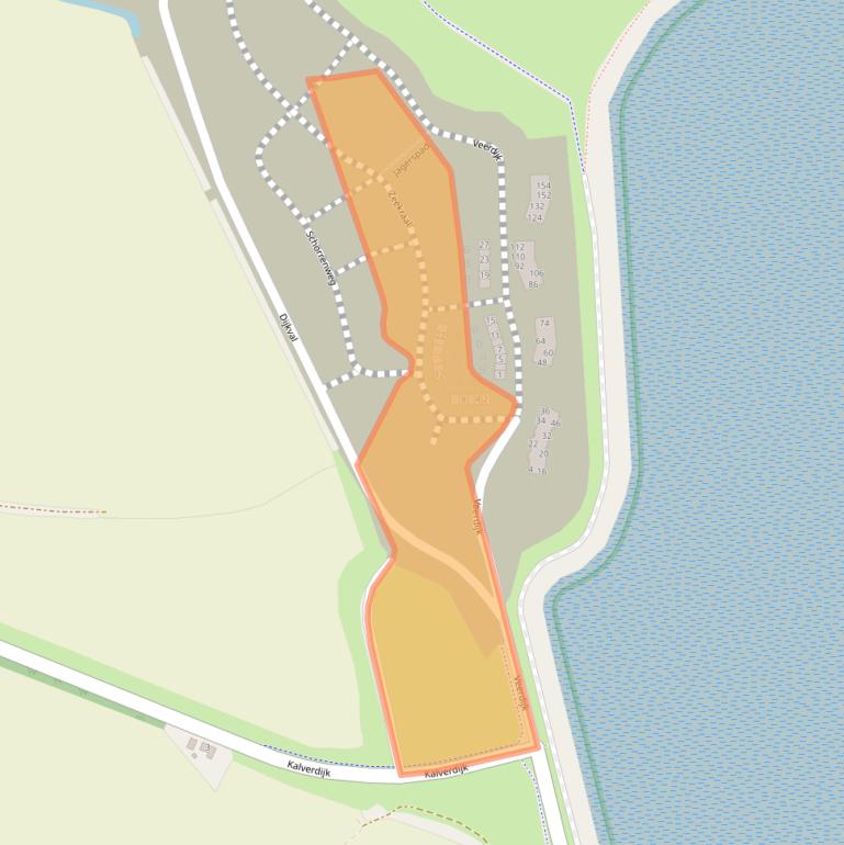 Kaart van postcodegebied 4588PB.