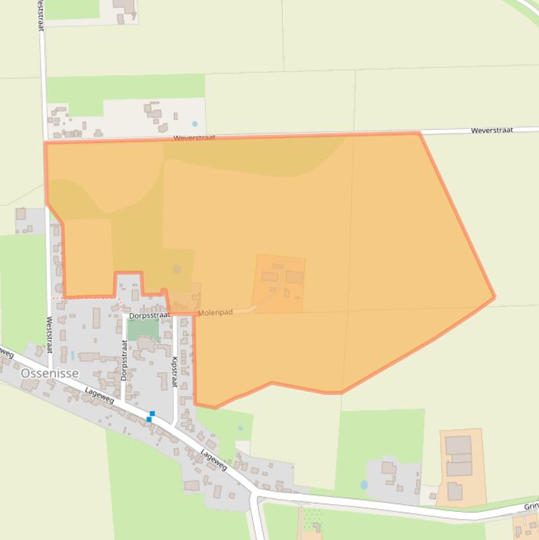 Kaart van postcodegebied 4589KS.