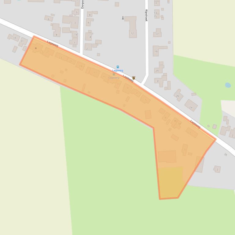 Kaart van postcodegebied 4589KT.