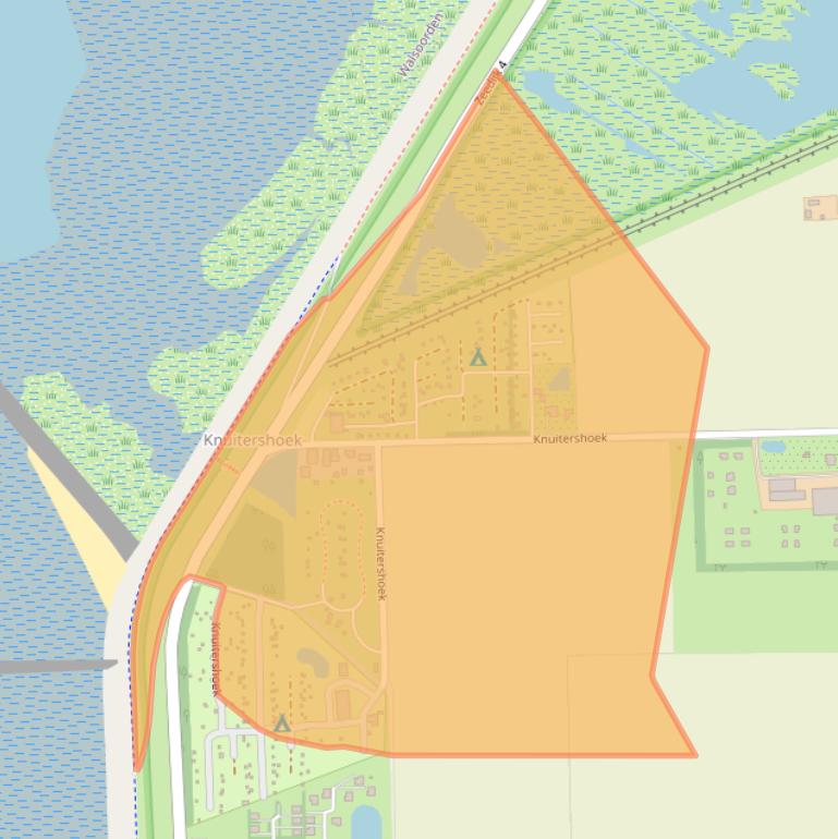 Kaart van postcodegebied 4589RL.