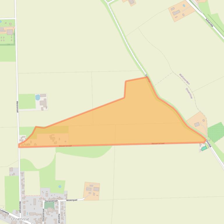 Kaart van postcodegebied 4589RN.