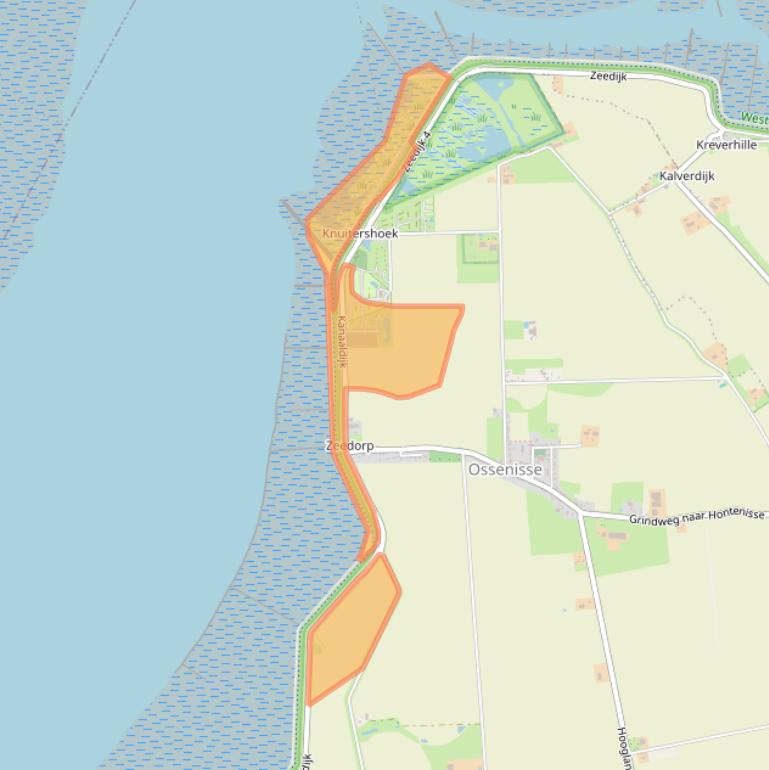 Kaart van postcodegebied 4589RP.