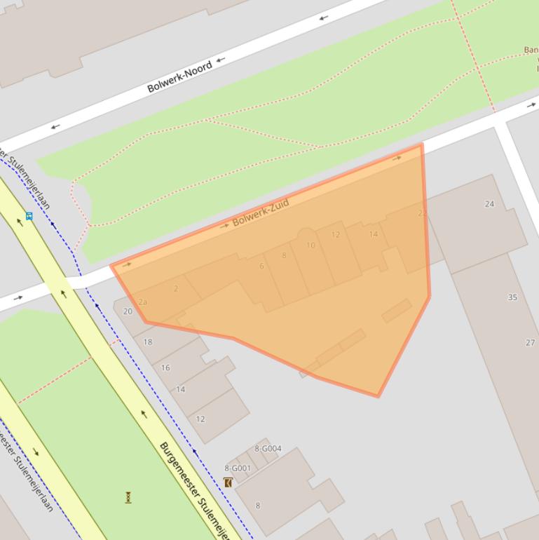 Kaart van postcodegebied 4611DT.