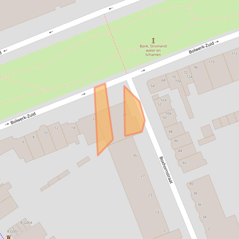 Kaart van postcodegebied 4611DV.