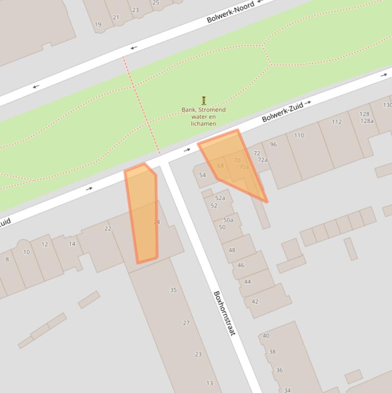 Kaart van postcodegebied 4611DW.