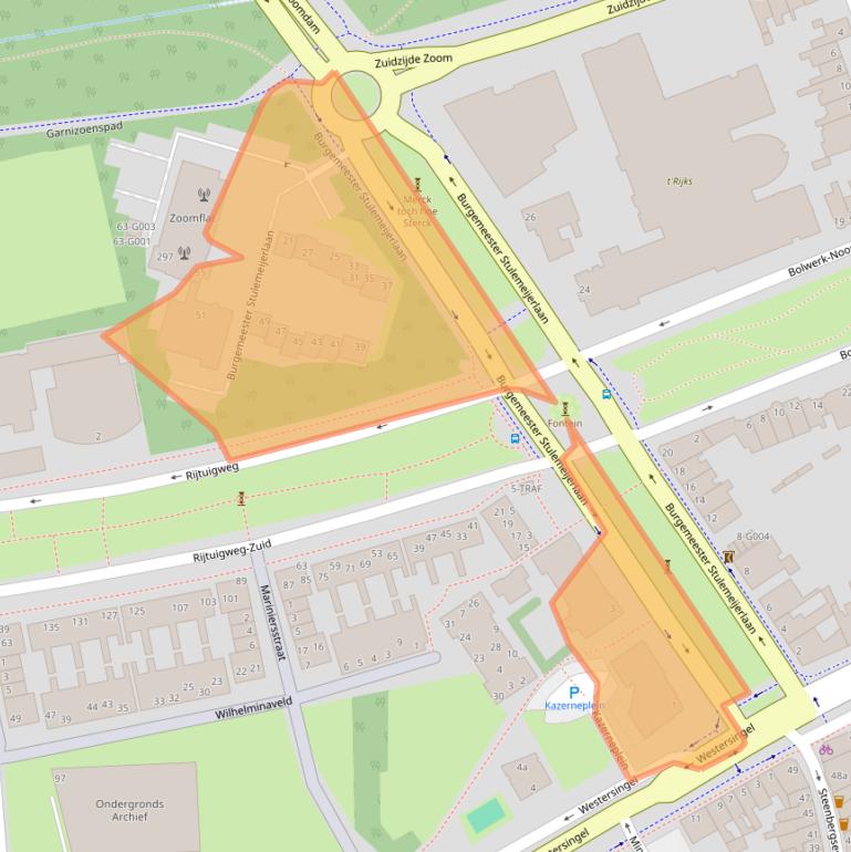 Kaart van postcodegebied 4611EH.