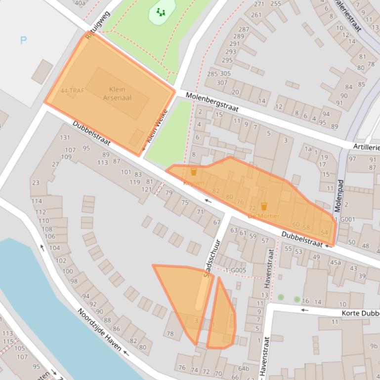 Kaart van postcodegebied 4611GM.