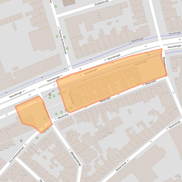 Kaart van postcodegebied 4611SK.