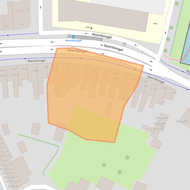 Kaart van postcodegebied 4611SM.