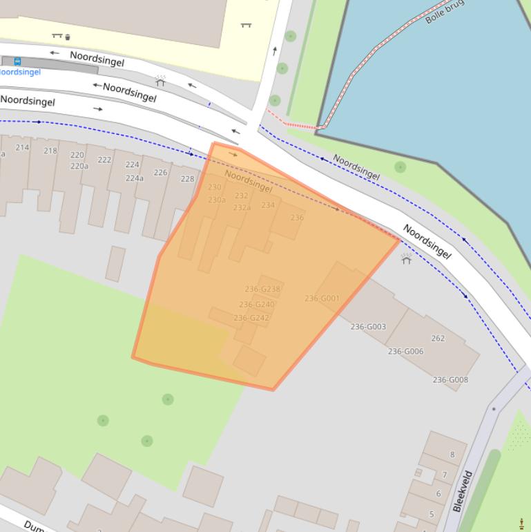 Kaart van postcodegebied 4611SN.