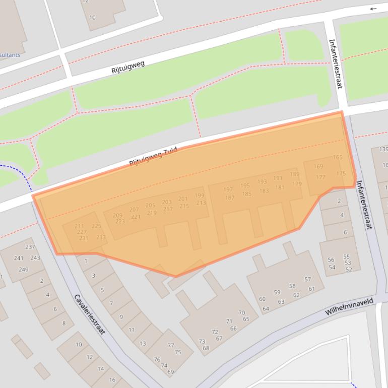 Kaart van postcodegebied 4611WS.