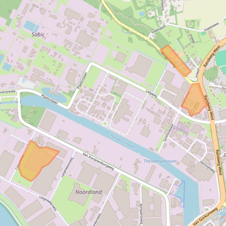 Kaart van postcodegebied 4612PT.