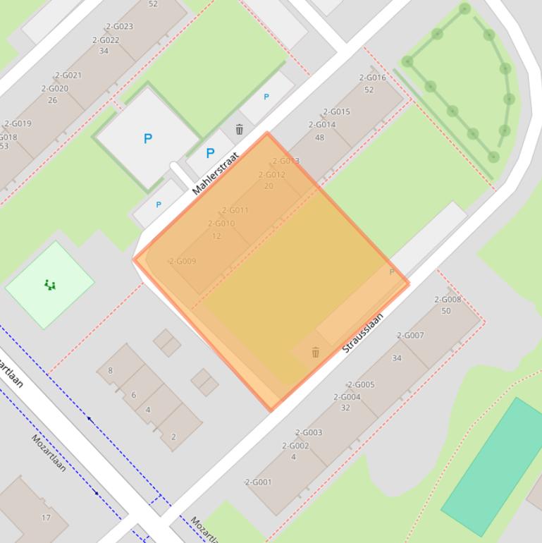 Kaart van postcodegebied 4614AR.