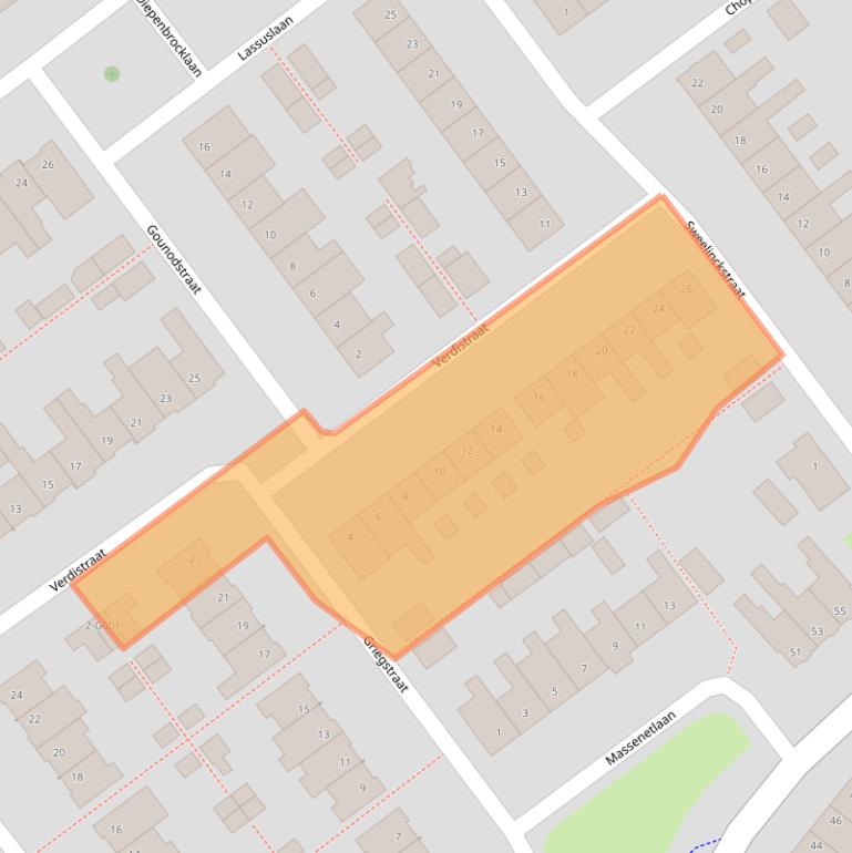 Kaart van postcodegebied 4614BK.