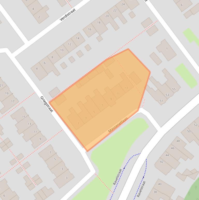 Kaart van postcodegebied 4614BR.