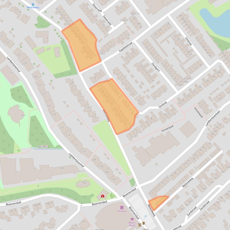 Kaart van postcodegebied 4614EA.