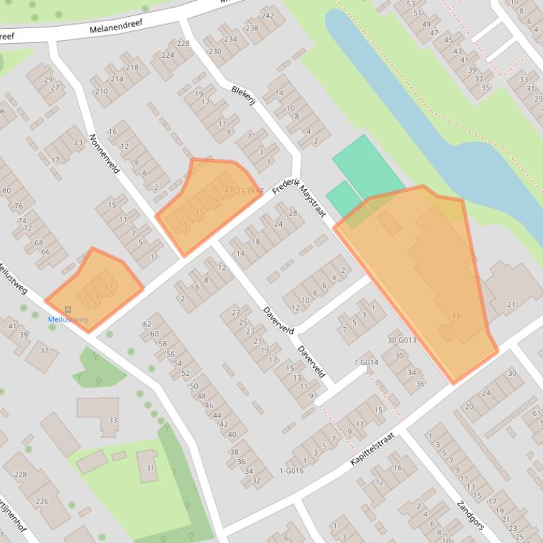 Kaart van postcodegebied 4614EG.