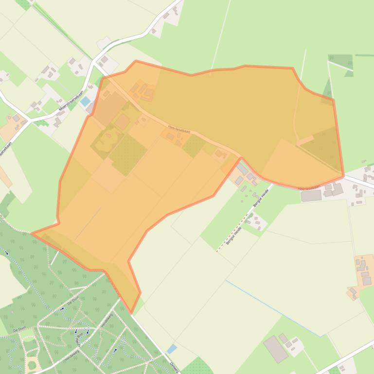 Kaart van postcodegebied 4614PD.