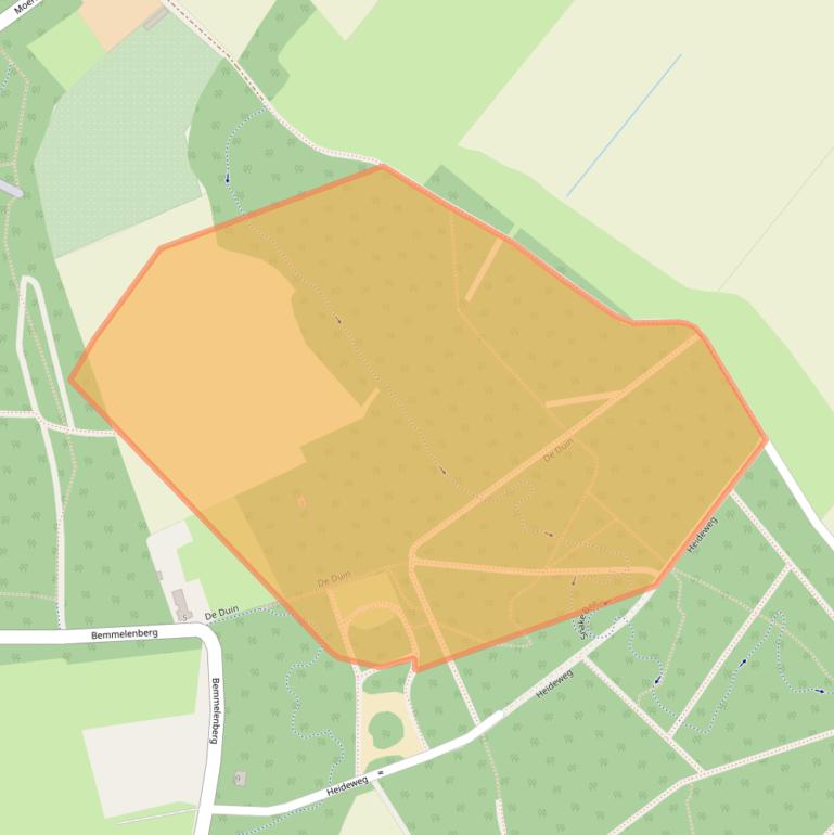 Kaart van postcodegebied 4614PS.