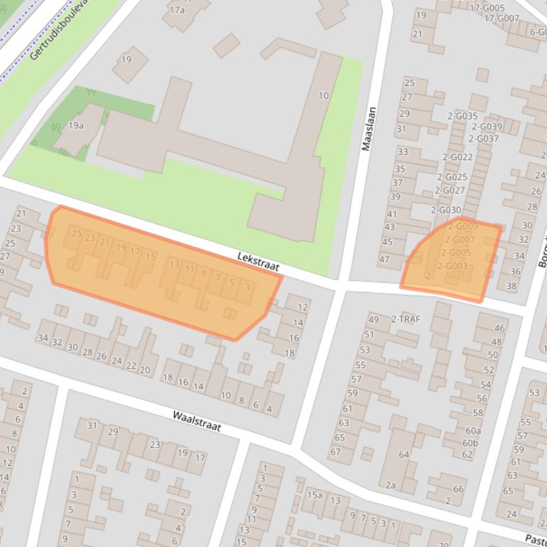 Kaart van postcodegebied 4615BR.