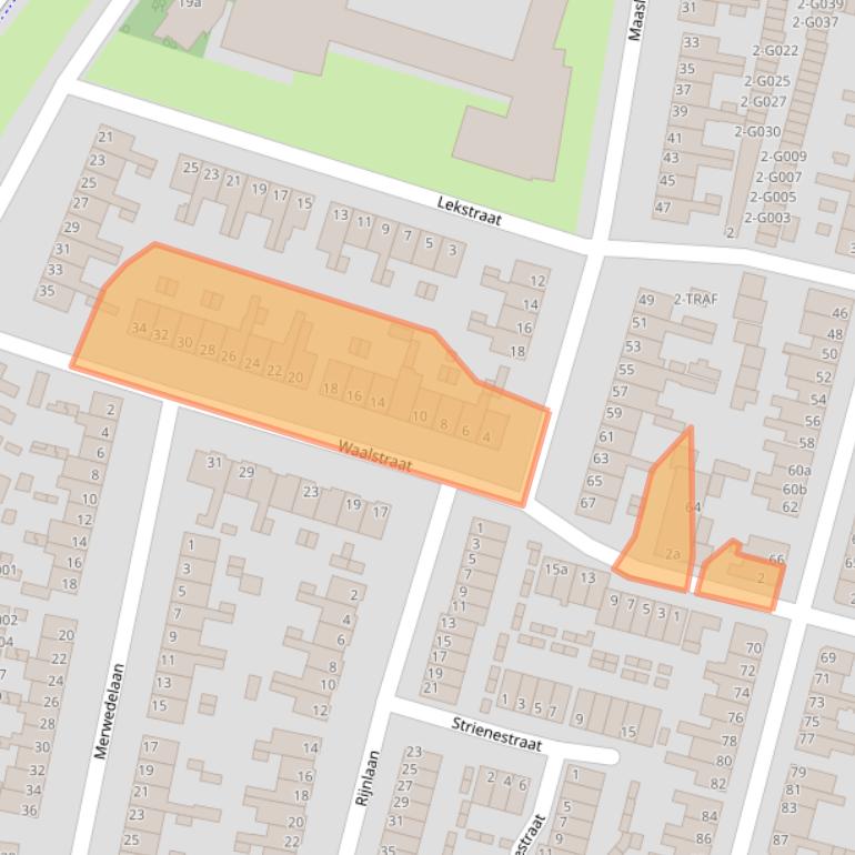 Kaart van postcodegebied 4615BT.