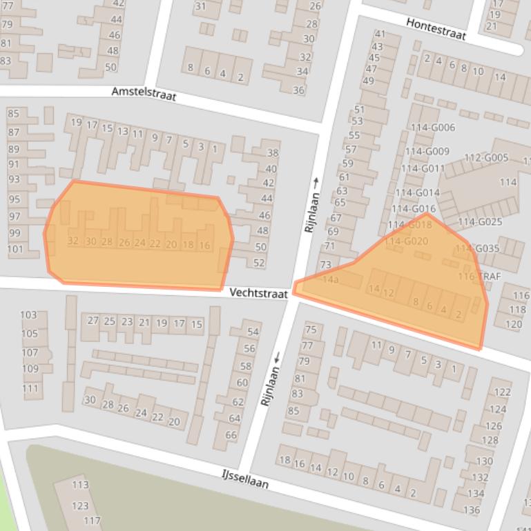 Kaart van postcodegebied 4615CE.