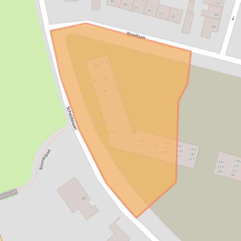 Kaart van postcodegebied 4615CH.