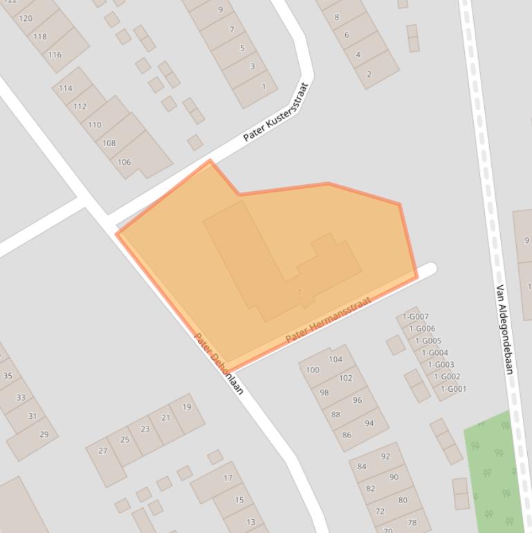 Kaart van postcodegebied 4615DD.