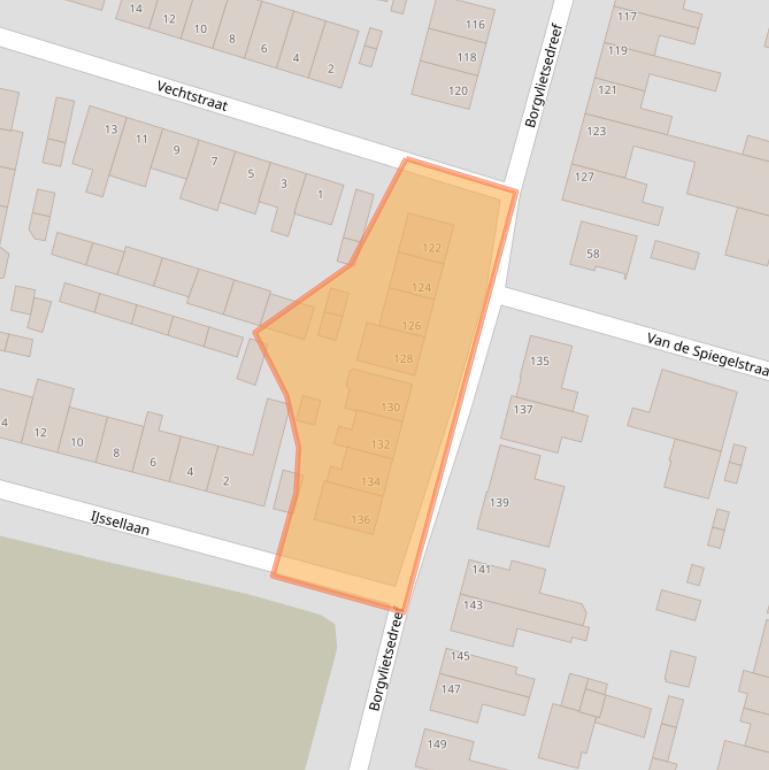 Kaart van postcodegebied 4615EH.