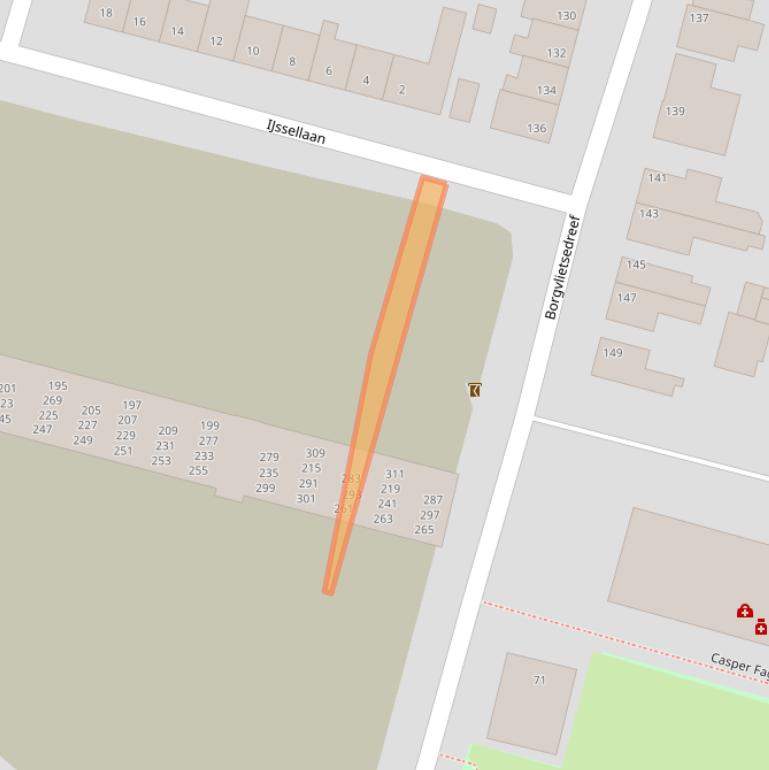 Kaart van postcodegebied 4615EK.