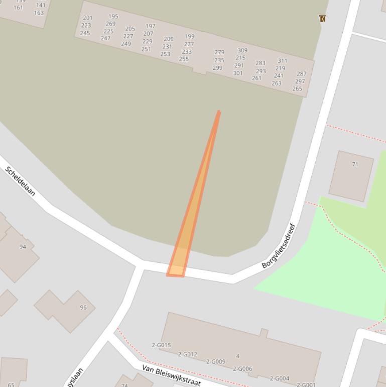 Kaart van postcodegebied 4615ES.