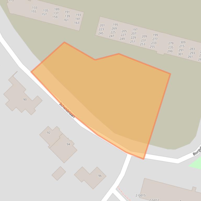 Kaart van postcodegebied 4615ET.