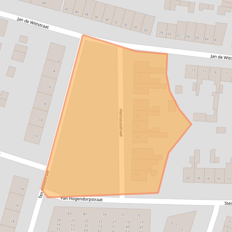 Kaart van postcodegebied 4615GE.