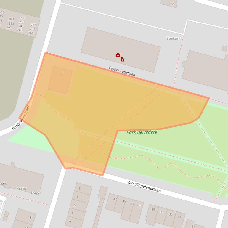 Kaart van postcodegebied 4615GN.
