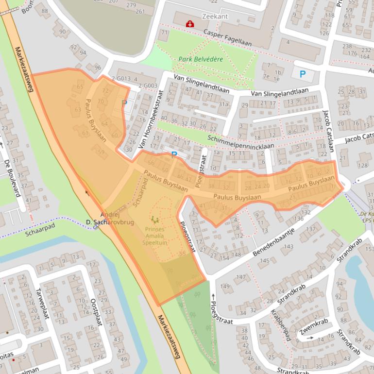 Kaart van postcodegebied 4615HG.