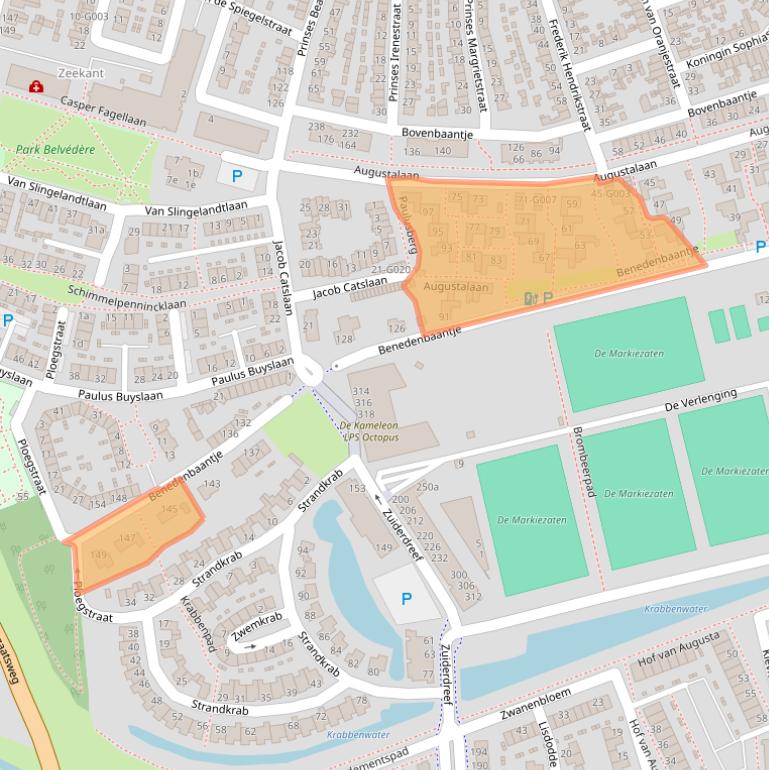 Kaart van postcodegebied 4615HN.