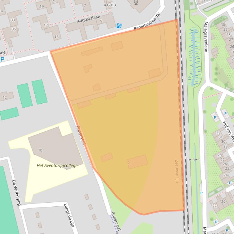 Kaart van postcodegebied 4615HT.