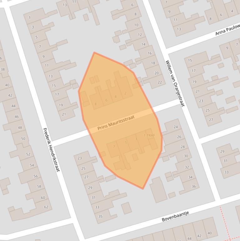 Kaart van postcodegebied 4615JH.