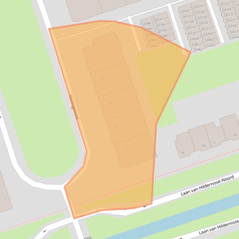 Kaart van postcodegebied 4617AM.