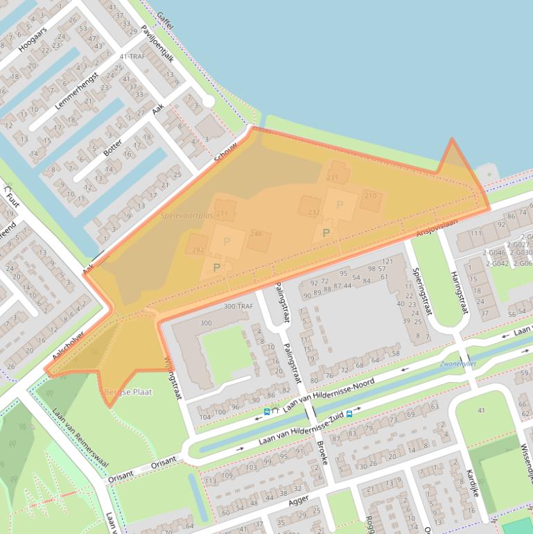 Kaart van postcodegebied 4617AT.